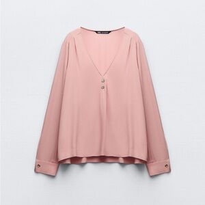 Zara Blouse V-Neck